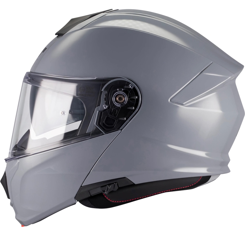 Каска за мотоциклет MT Genesis R SV A12, сив цвят, с отваряне
