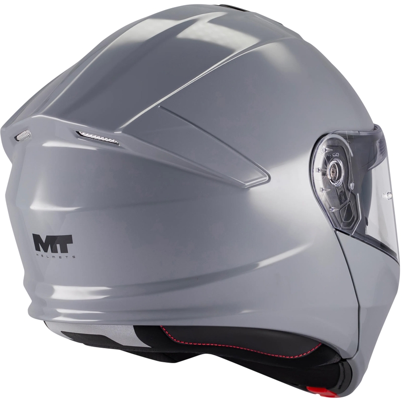 Каска за мотоциклет MT Genesis R SV A12, сив цвят, с отваряне