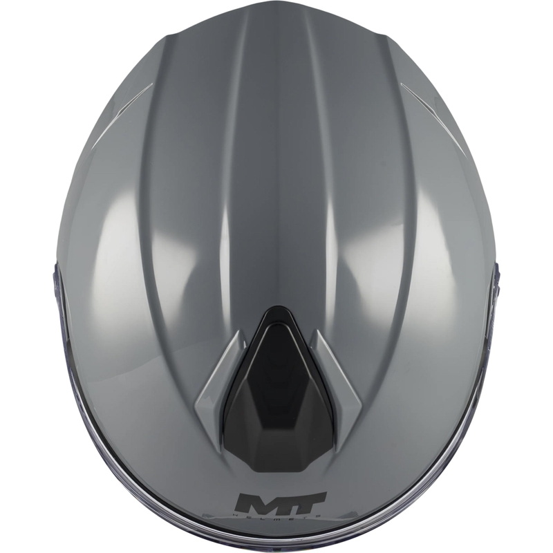 Каска за мотоциклет MT Genesis R SV A12, сив цвят, с отваряне