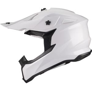 Мотокрос каска MT Falcon S Pure A0 бяла