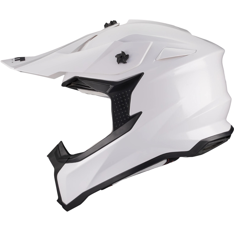 Мотокрос каска MT Falcon S Pure A0 бяла