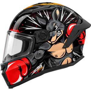 Детска каска за мотоциклет MT Stinger 2 Boxing B2, черна