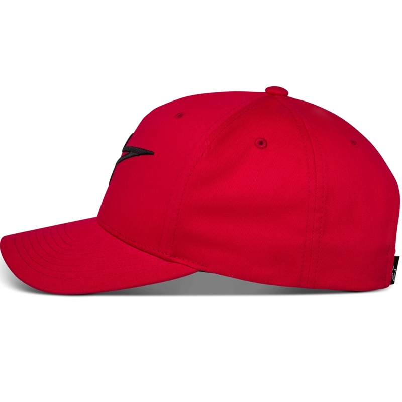 Шапка Alpinestars Ageless Snapback, червено-черна