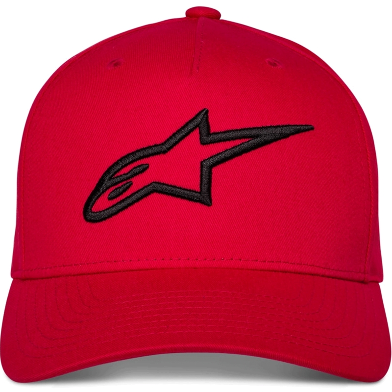 Шапка Alpinestars Ageless Snapback, червено-черна