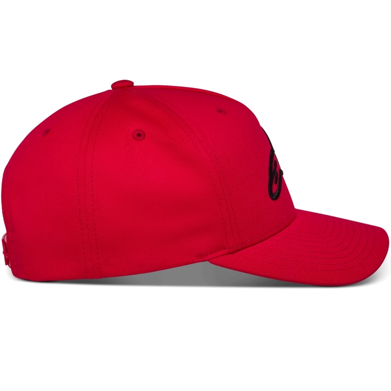 Шапка Alpinestars Ageless Snapback, червено-черна