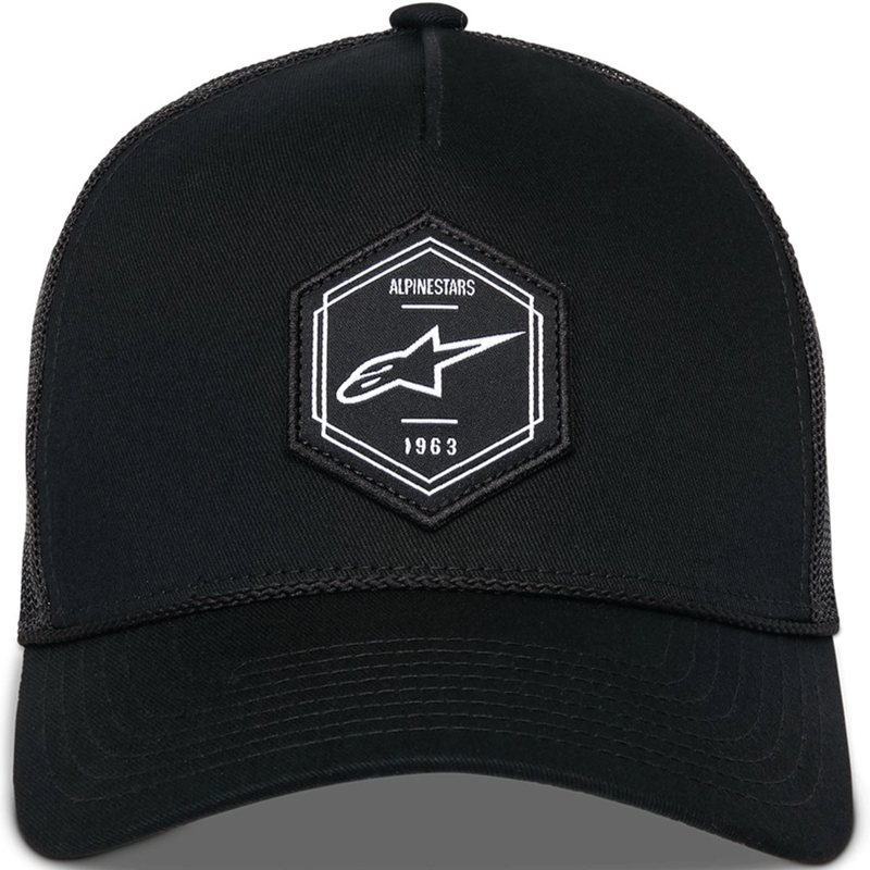 Шапка за камион Alpinestars Hexeon Trucker черно-черно