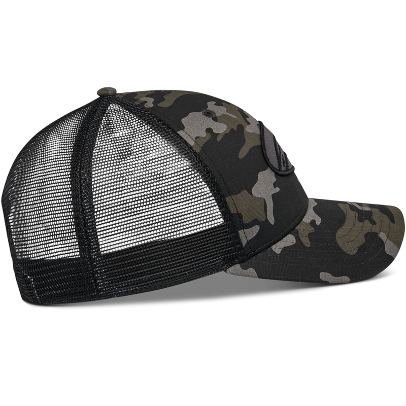 Шапка за камион Alpinestars Oblique Camo, черно-камуфлаж-черно