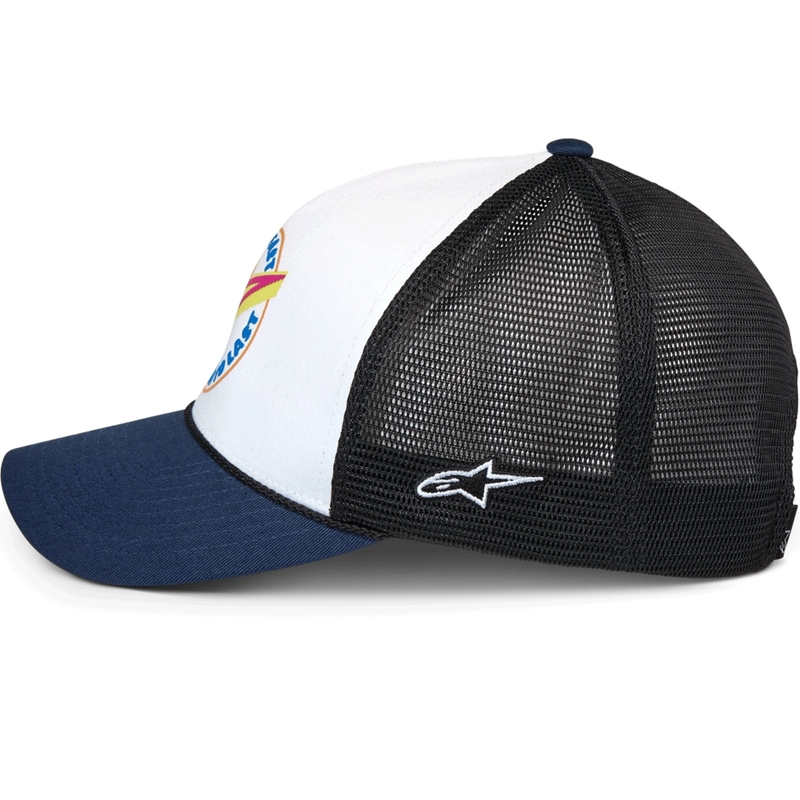Шапка за камион Alpinestars Aorbit, бяло-синьо-черна