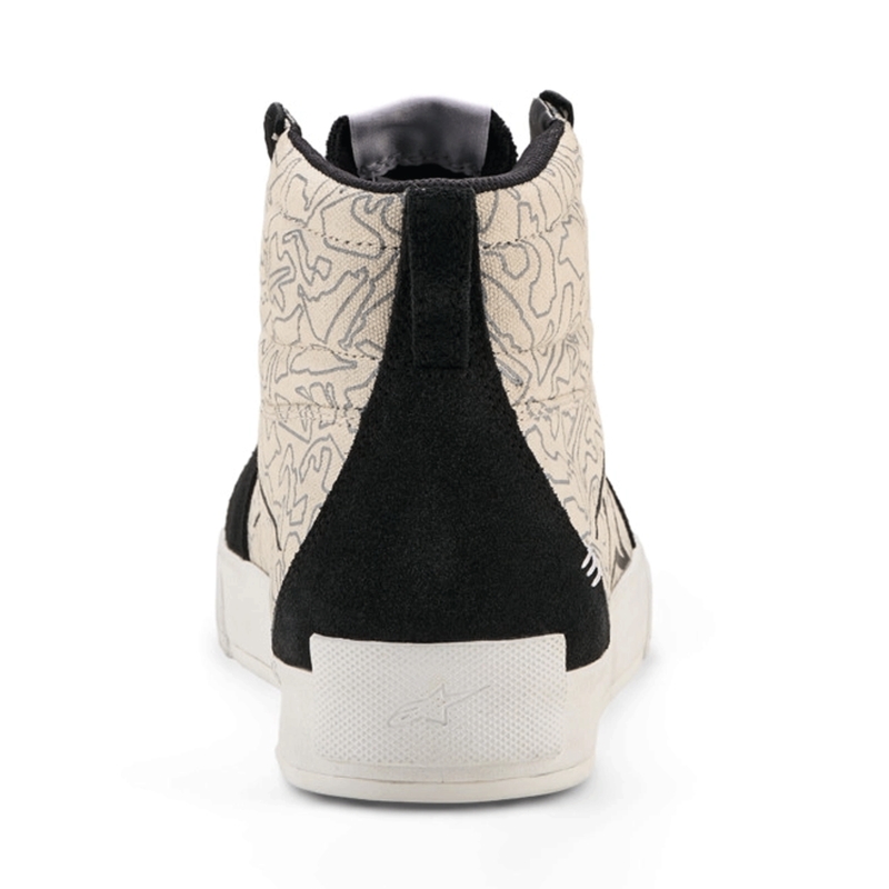 Мотоциклетни ботуши Alpinestars Ride-63 Canvas, черно-светло сиво-бели