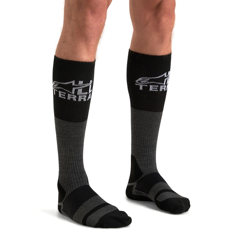 Чорапи Alpinestars AT 8 Merino сиво-черни