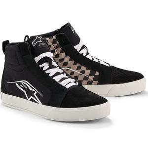 Мотоциклетни ботуши Alpinestars Ride-63 Canvas черно-светло сиво