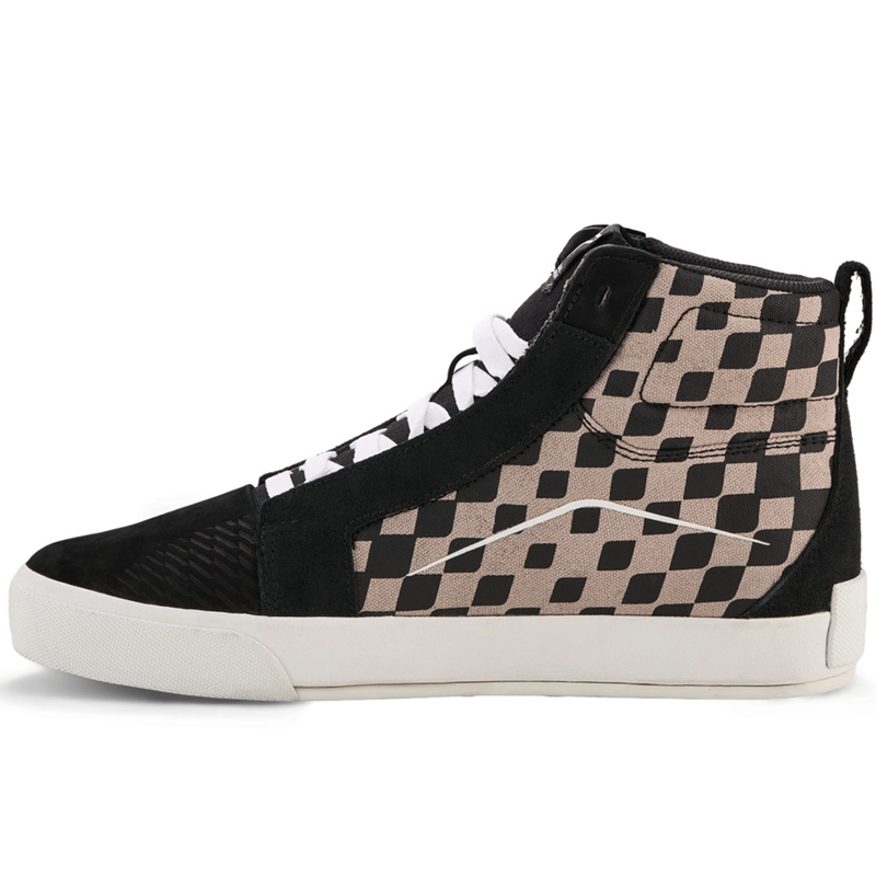 Мотоциклетни ботуши Alpinestars Ride-63 Canvas черно-светло сиво