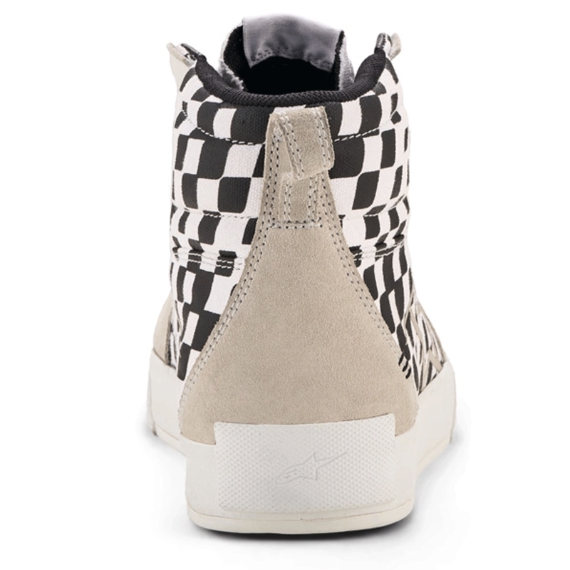 Мотоциклетни ботуши Alpinestars Ride-63 Canvas, черно-бежово-бели