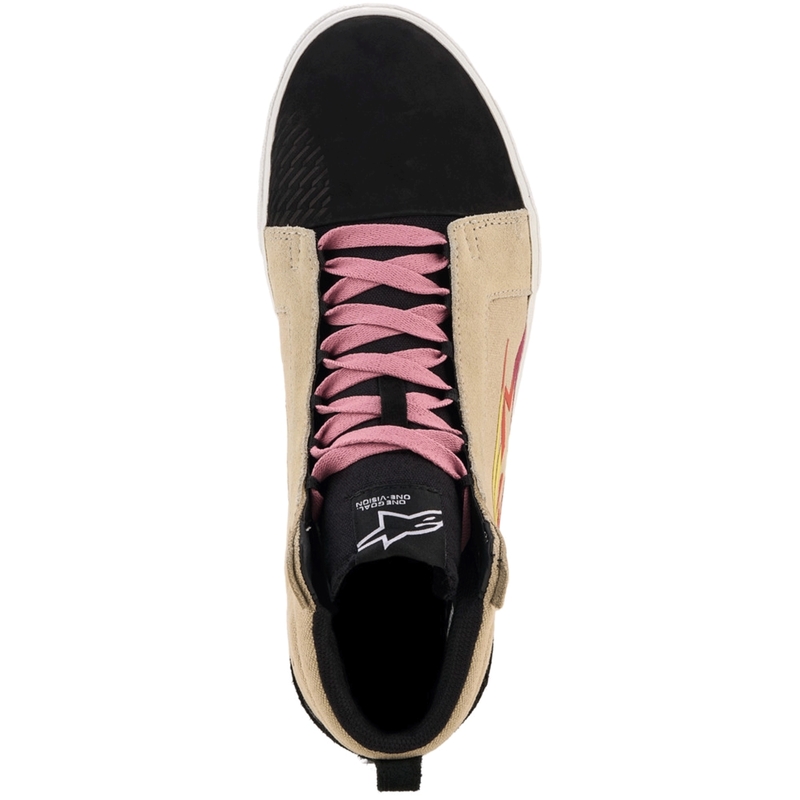 Мотоциклетни ботуши Alpinestars Ride-63 Canvas, кремави, черни, бели