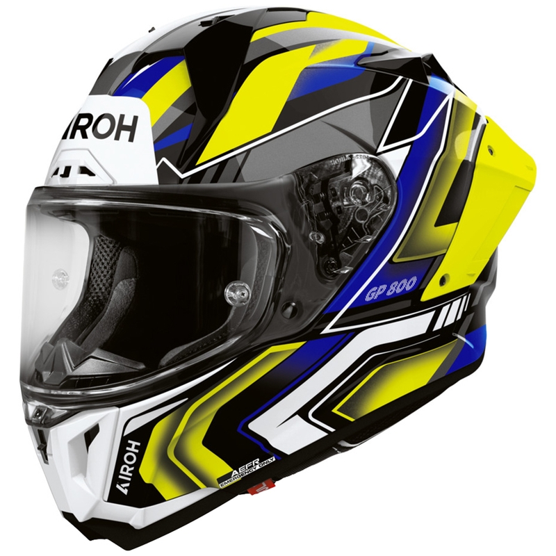 Airoh GP 800 Volt каска за мотоциклет с пълно лице, матово жълта