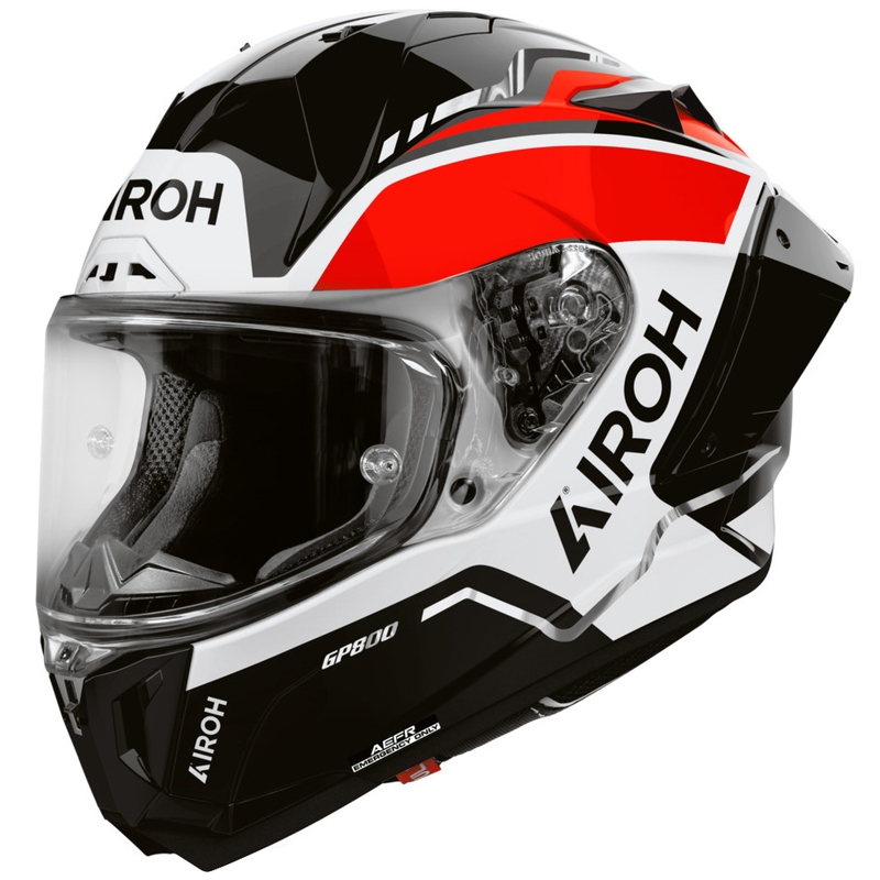Мотоциклетна каска Airoh GP 800 Lane, червена