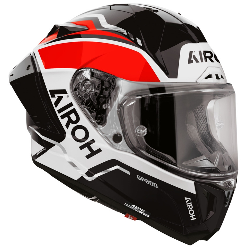 Мотоциклетна каска Airoh GP 800 Lane, червена