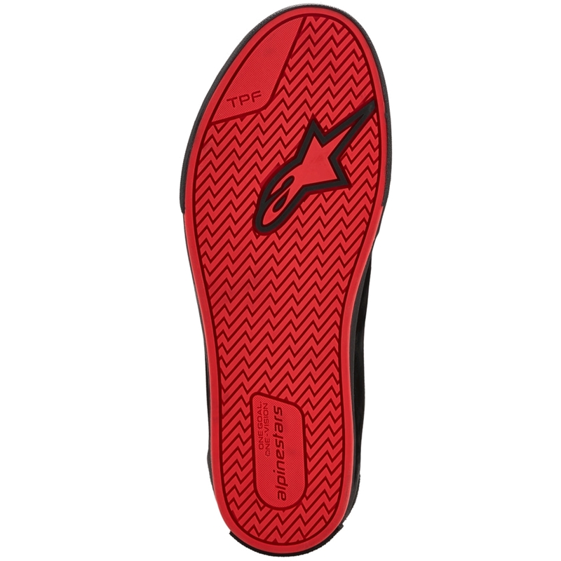 Кожени мотоциклетни ботуши Alpinestars Ride-63 черно-червени