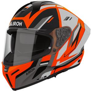 Airoh Matryx Sentry каска за мотоциклет с пълно лице, оранжева