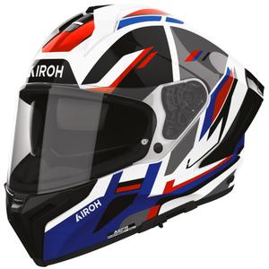 Airoh Matryx Sentry каска за мотоциклет с пълно лице, червено-синя