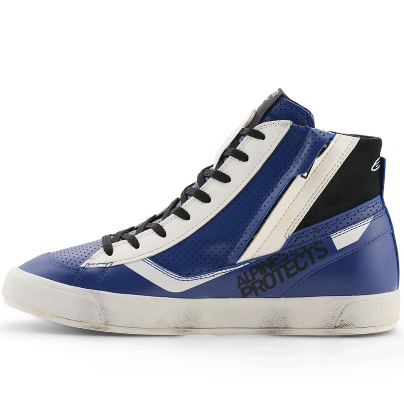 Мотоциклетни ботуши Alpinestars Stated Flair, синьо-бяло-черно