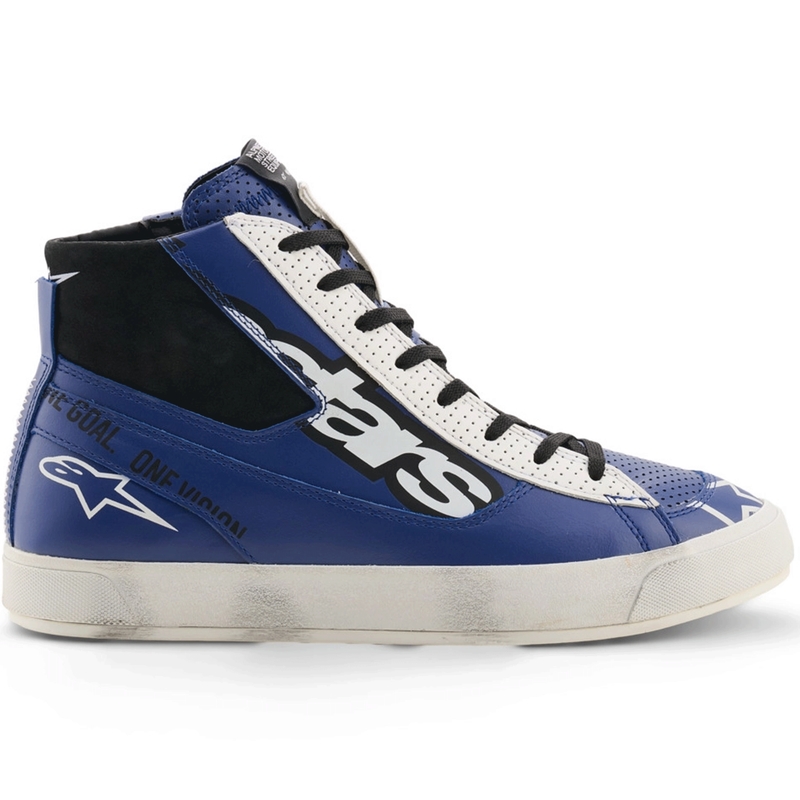 Мотоциклетни ботуши Alpinestars Stated Flair, синьо-бяло-черно