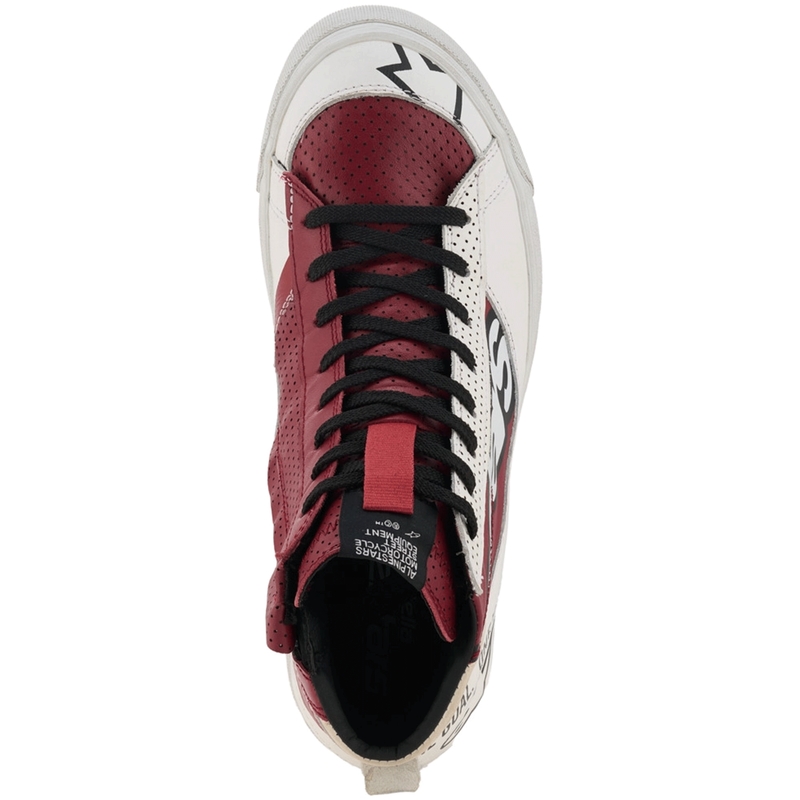 Дамски мотоциклетни ботуши Alpinestars Stella Stated Flair, бяло-червени