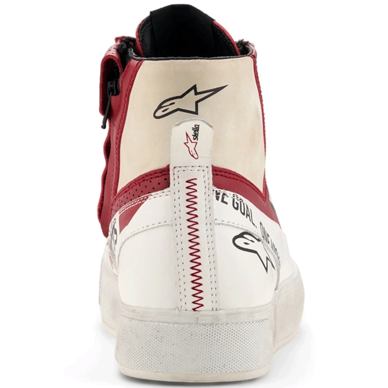 Дамски мотоциклетни ботуши Alpinestars Stella Stated Flair, бяло-червени