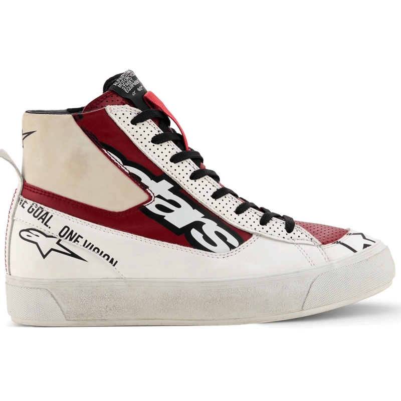 Дамски мотоциклетни ботуши Alpinestars Stella Stated Flair, бяло-червени