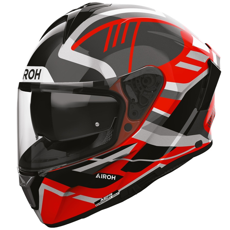 Мотоциклетна каска Airoh Spark 2 Luma, червена