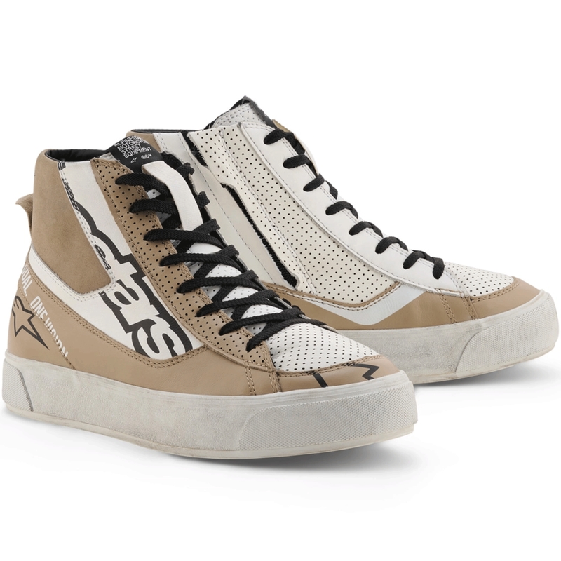 Дамски мотоциклетни ботуши Alpinestars Stella Stated Flair, сиво-бели