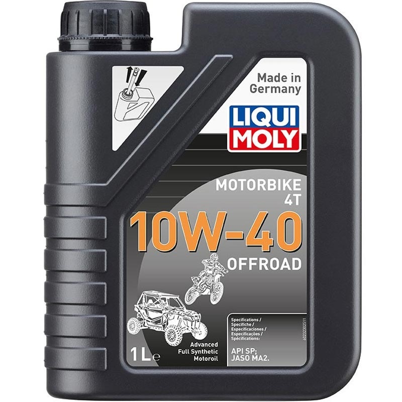 Синтетично моторно масло Liqui Moly Motorbike 4T 10W40 Offroad 1 л