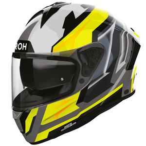 Мотоциклетна каска Airoh Spark 2 Blade с пълно лице, жълта
