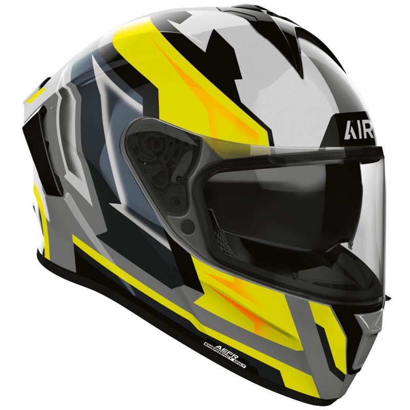 Мотоциклетна каска Airoh Spark 2 Blade с пълно лице, жълта