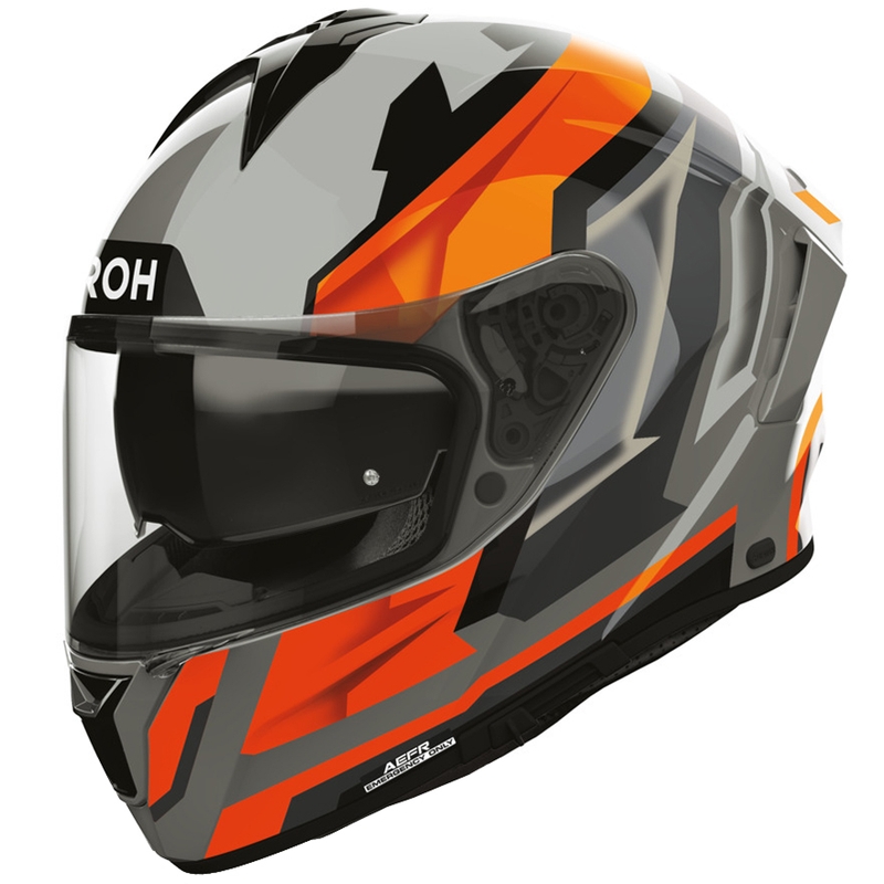 Airoh Spark 2 Blade каска за мотоциклет с пълно лице, флуоресцентно оранжева