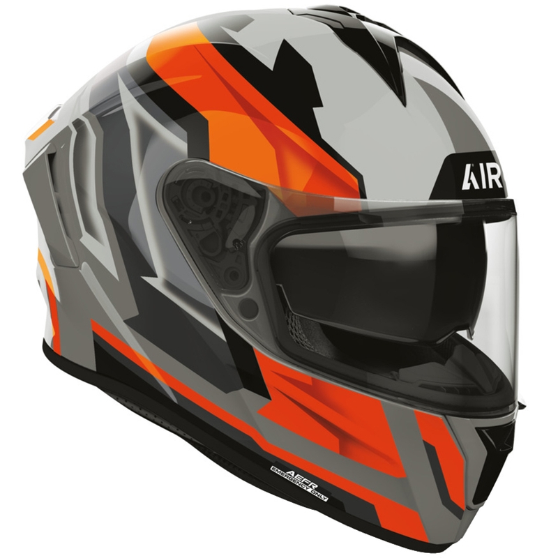 Airoh Spark 2 Blade каска за мотоциклет с пълно лице, флуоресцентно оранжева