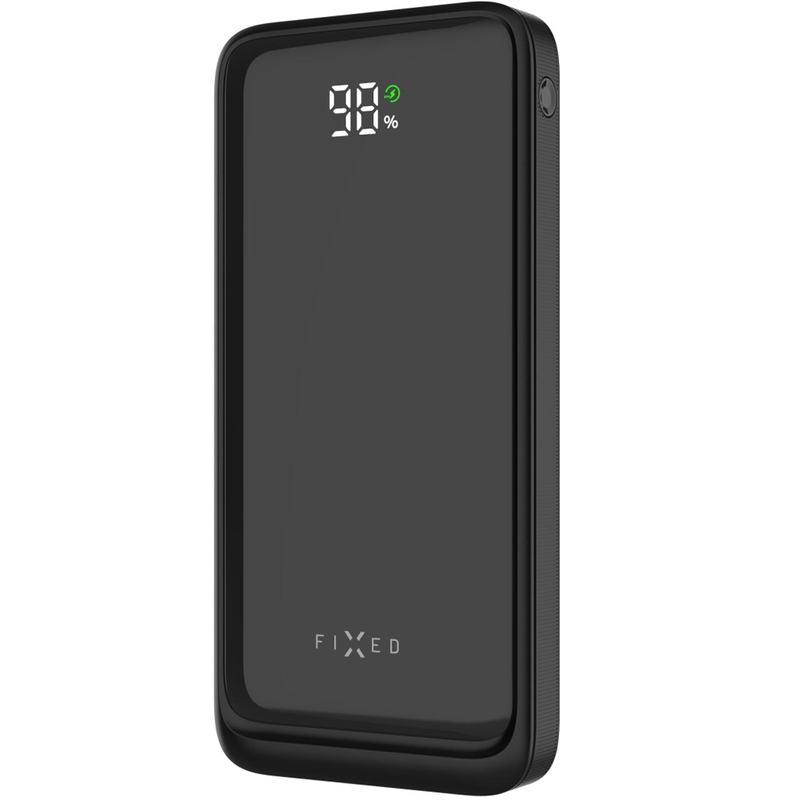 Външна батерия Fixed Zen2 10 10 000 mAh PD 20 W с LCD дисплей, черна