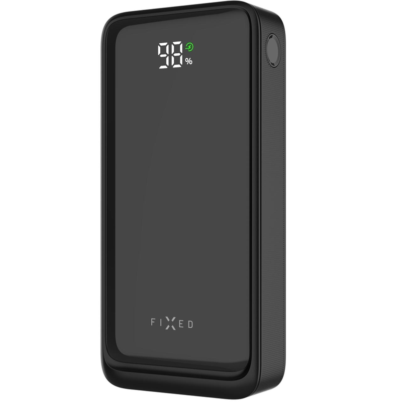 Външна батерия FIXED Zen2 20 20 000 mAh PD 20 W с LCD дисплей, черна