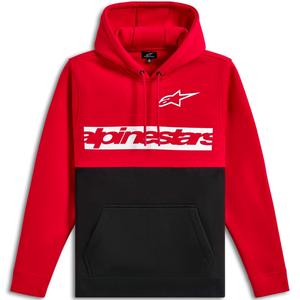 Alpinestars Parallel Hoodie червено-черно