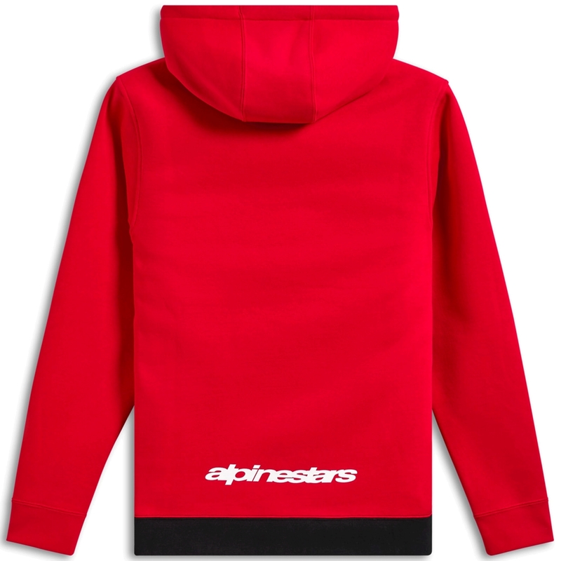 Alpinestars Parallel Hoodie червено-черно