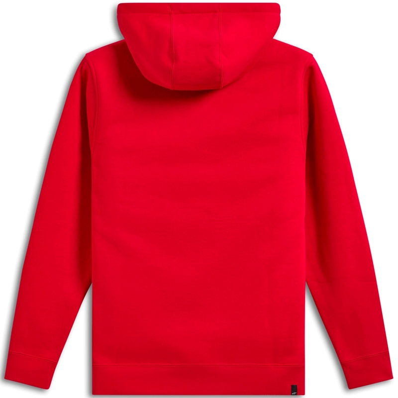 Alpinestars Ride Hoodie 3 червено-флуоресцентно жълто-черно