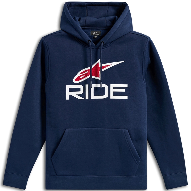 Alpinestars Ride Hoodie 3 синьо-бяло-червено