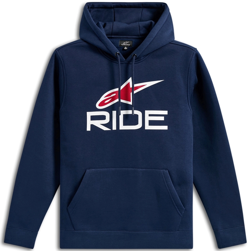 Alpinestars Ride Hoodie 3 синьо-бяло-червено