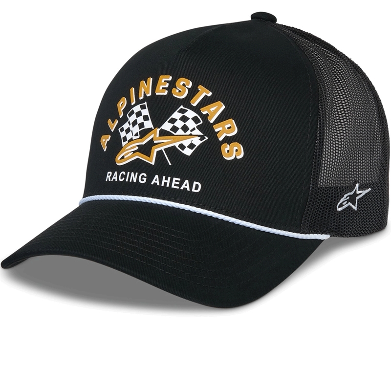 Шапка за камион Alpinestars Finisher Trucker черно-черно