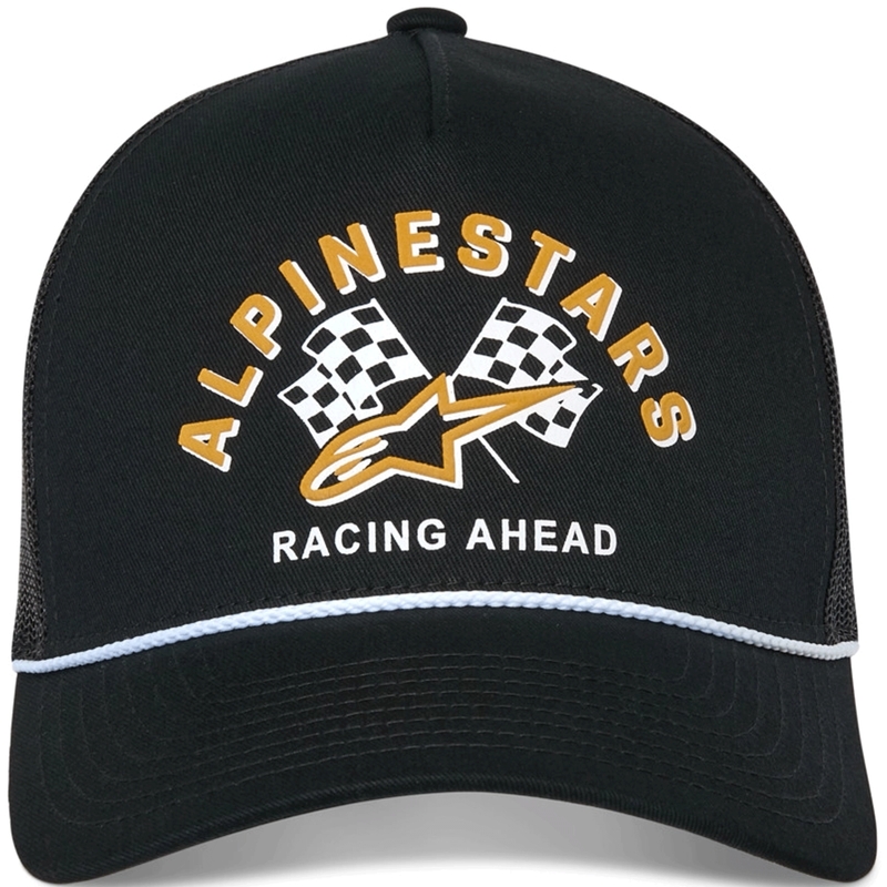 Шапка за камион Alpinestars Finisher Trucker черно-черно