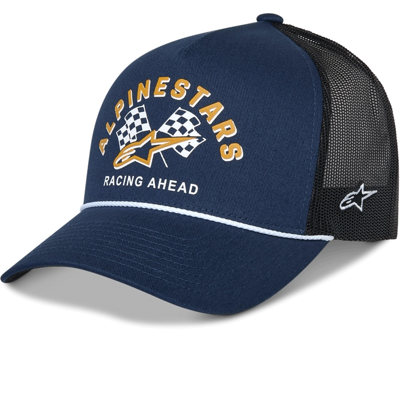 Шапка Alpinestars Finisher Trucker синьо-черна