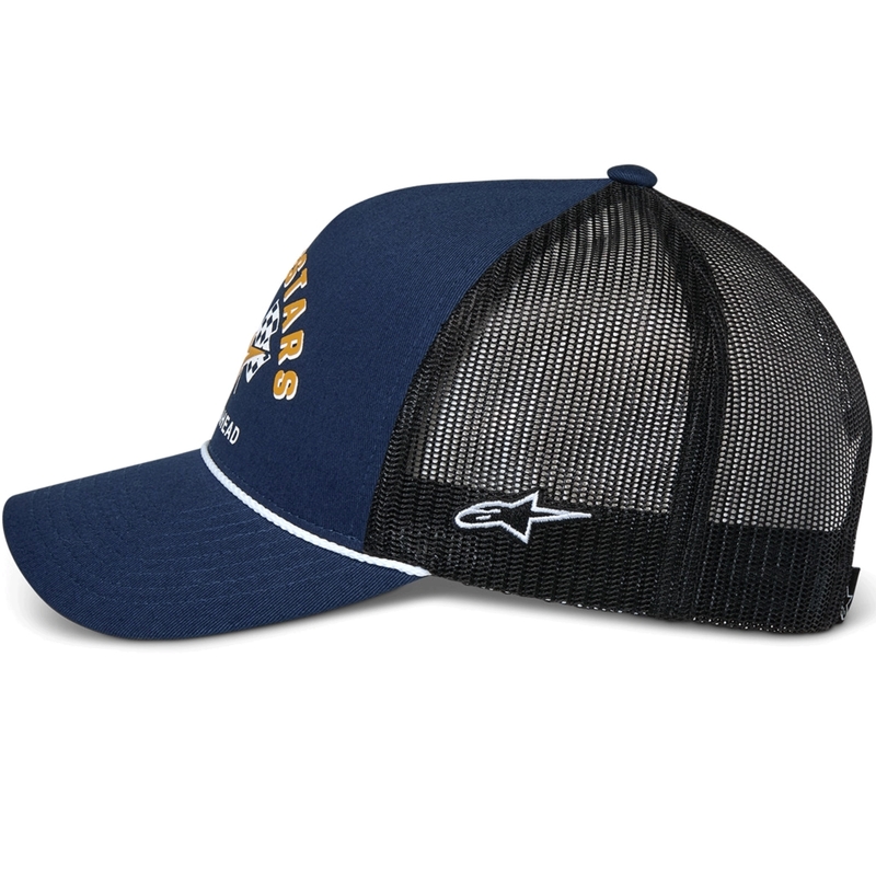 Шапка Alpinestars Finisher Trucker синьо-черна