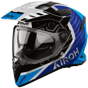 Каска за ендуро мотоциклет Airoh BADX-X Cube синя