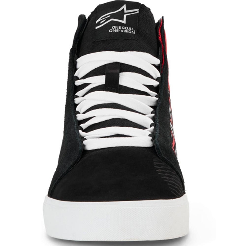 Мотоциклетни ботуши Alpinestars Ride-63 Canvas FQ20 черно-бяло-червено