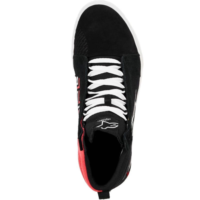 Мотоциклетни ботуши Alpinestars Ride-63 Canvas FQ20 черно-бяло-червено